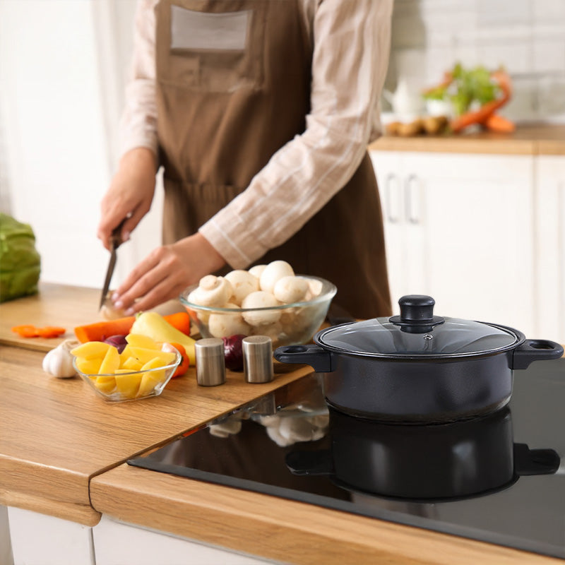 OutinBrew™ 13-Piece Non-Stick Cookware Set Premium Frying Pans.
