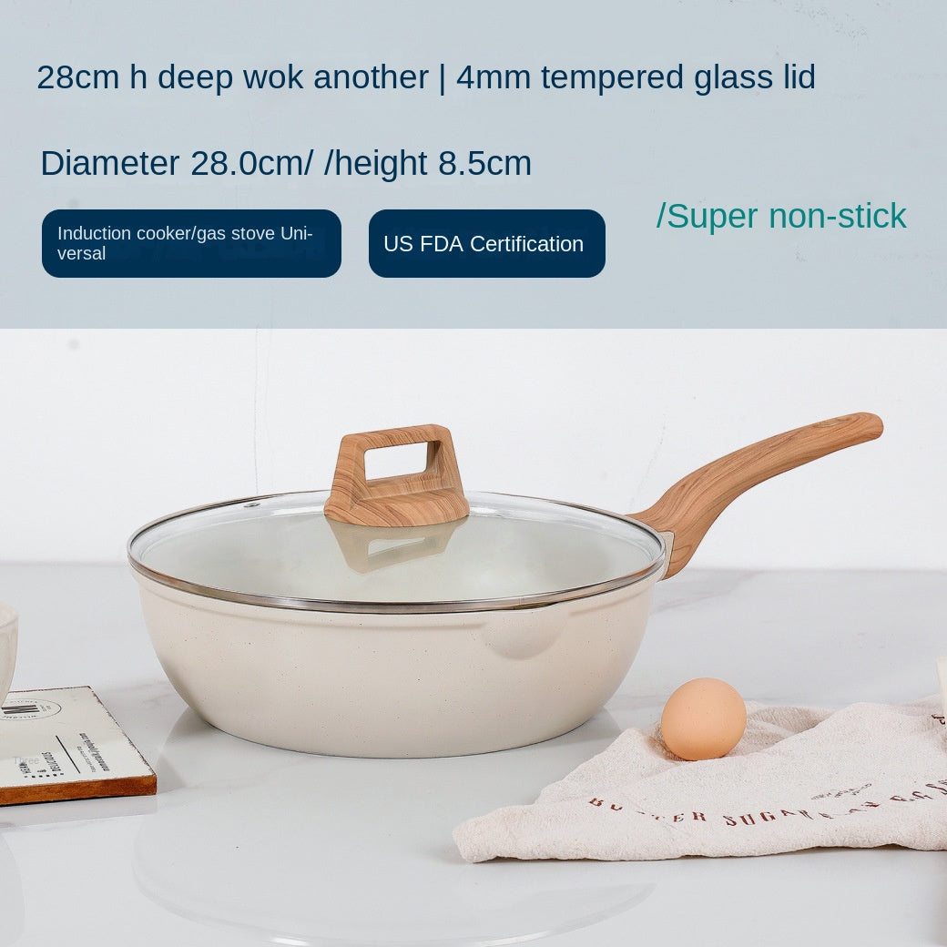 OutinBrew™ Medical Stone Non-Stick Pot Set Granite Marble Cookware Collection