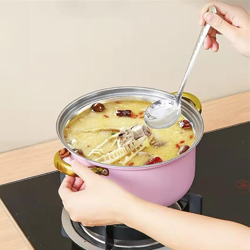 OutinBrew™ 12-Piece Non-Stick Stainless-Steel Soup Pot Set