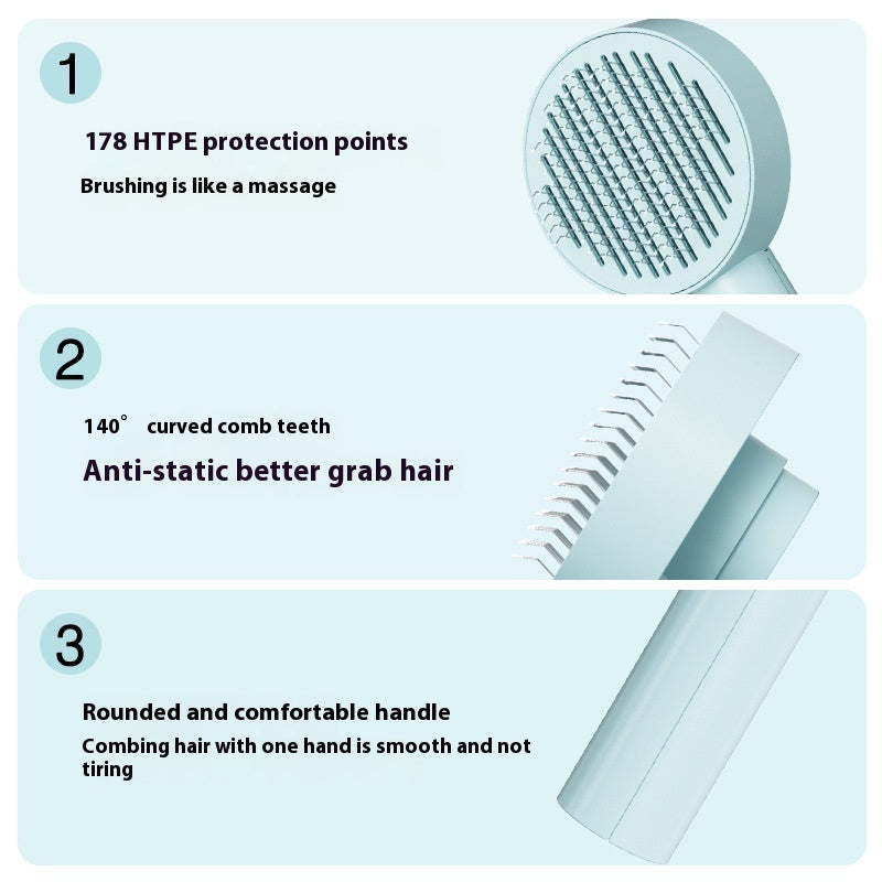 OutinBrew™ Self-Cleaning Pet Needle Comb