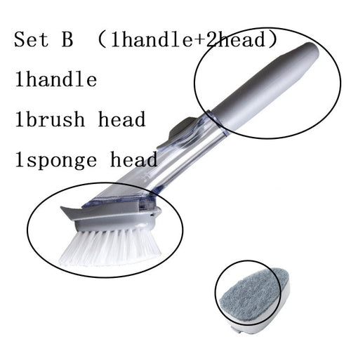 OutinBrew™  Long Handle Cleaning Brush Kitchen & Bathroom Tool
