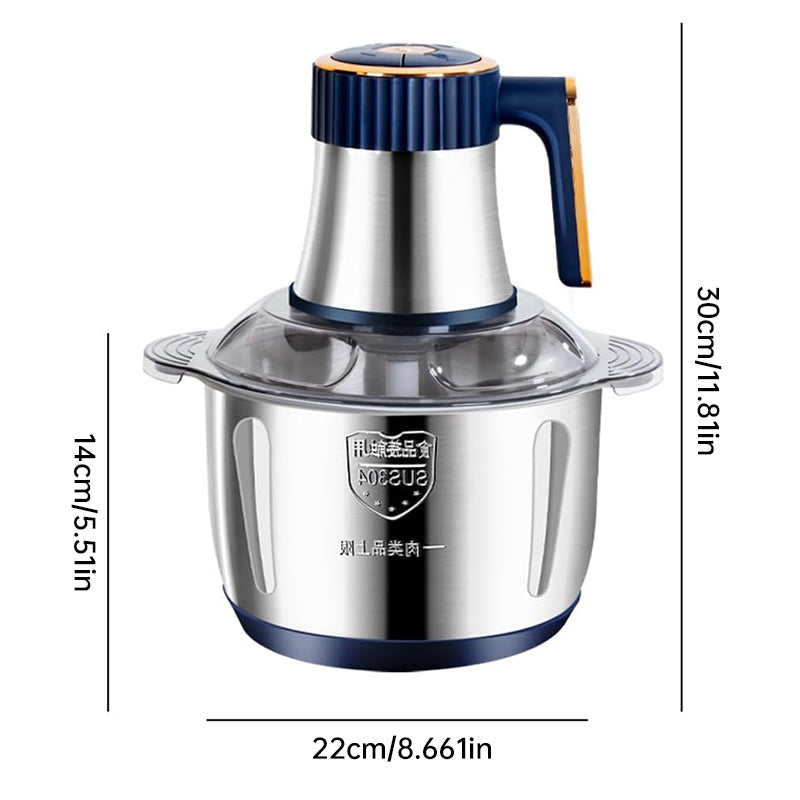 OutinBrew™ Electric Meat Grinder & 5L Food Processor  Stainless Steel Chopper