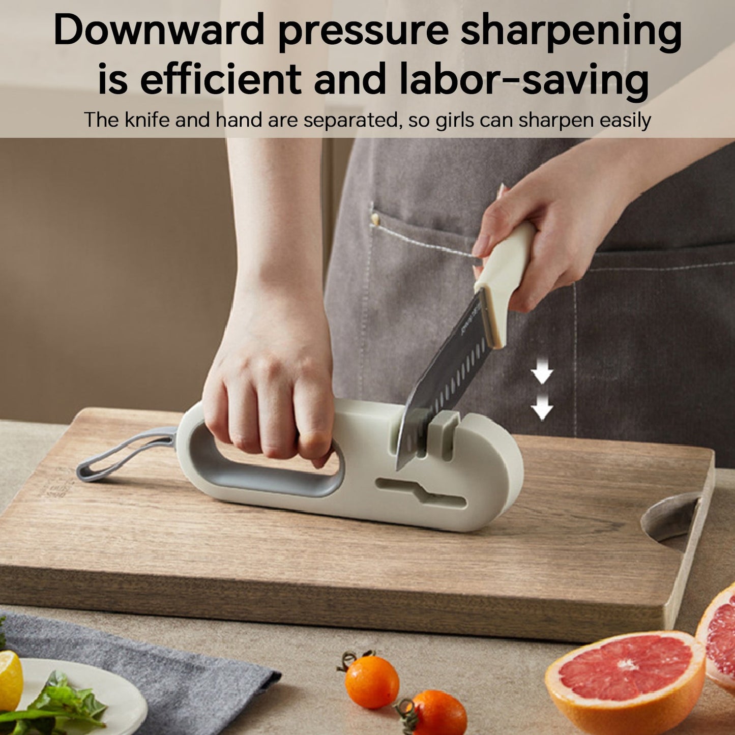 OutinBrew™ 4-in-1 Kitchen Knife Sharpener Non-Slip Multi-Functional Tool