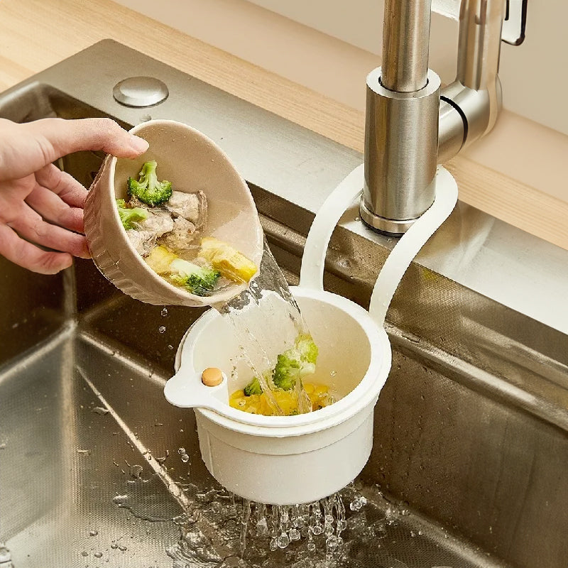 OutinBrew™ Adjustable Hanging Sink Basket Food Waste Separator & Strainer