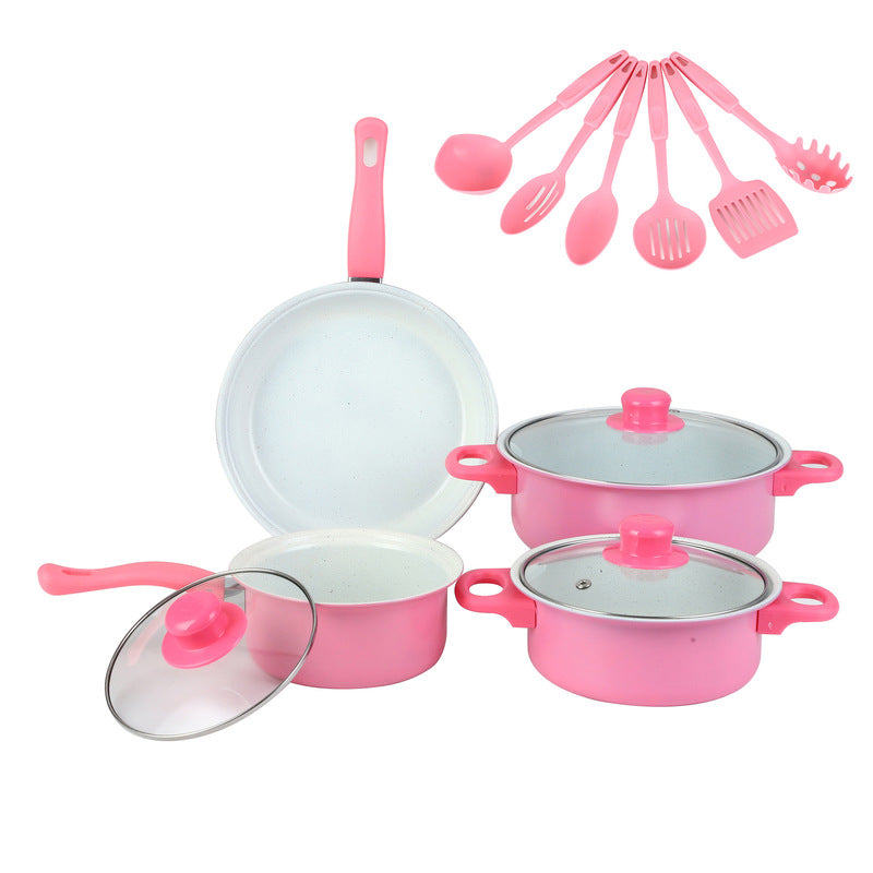OutinBrew™ 13-Piece Non-Stick Cookware Set Premium Frying Pans.