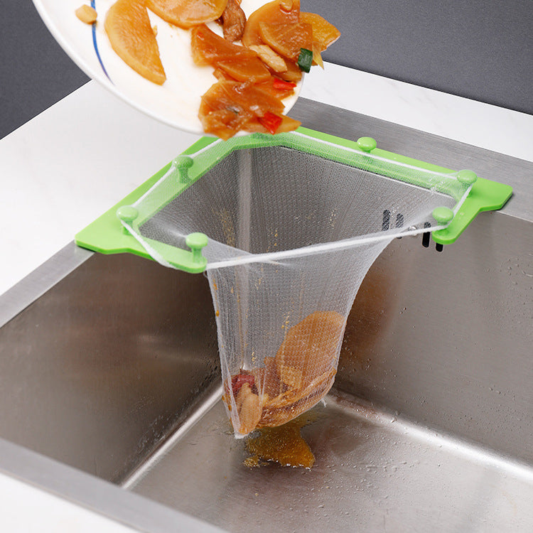 OutinBrew™ BOODUN Kitchen Sink Drain Rack Punch-Free Triangular Residue Filter