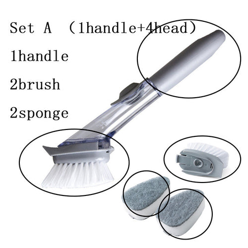 OutinBrew™  Long Handle Cleaning Brush Kitchen & Bathroom Tool