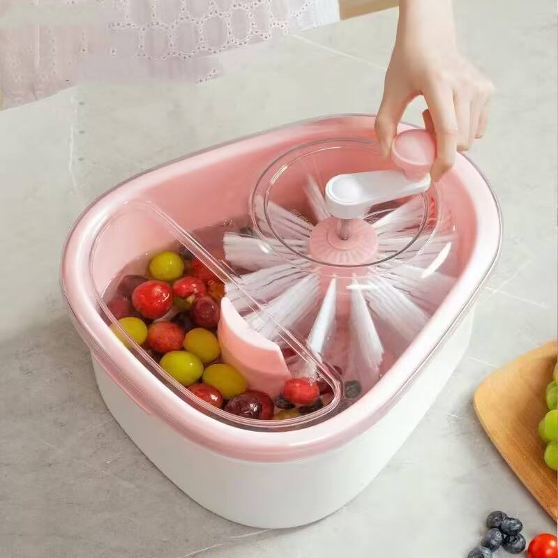 OutinBrew™ Fruit Washing Basin Hands-Free Vegetable Cleaner & Drain Filter