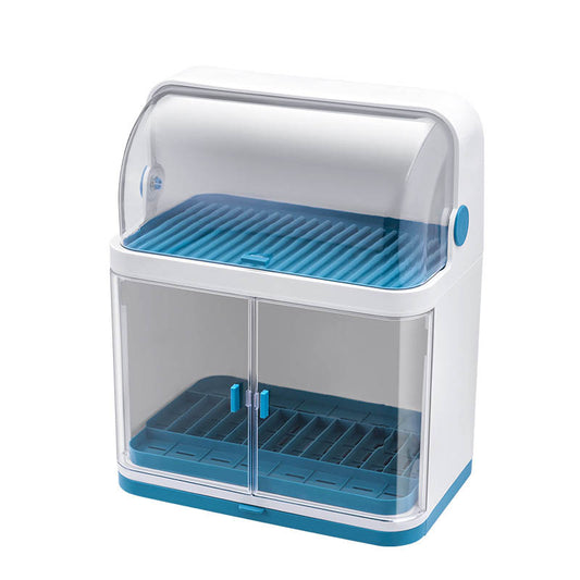 OutinBrew™ Double-Layer Kitchen Bowl Rack Dustproof Storage Organizer