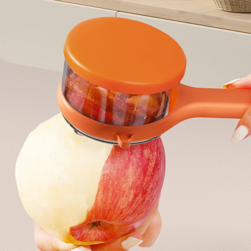 OutinBrew™ Manual Peeler – Vegetable & Fruit Cutter with Storage Box