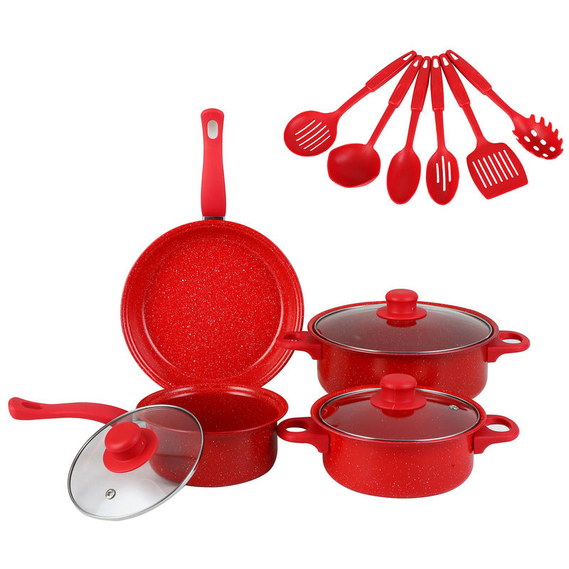 OutinBrew™ 13-Piece Non-Stick Cookware Set Premium Frying Pans.