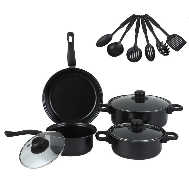 OutinBrew™ 13-Piece Non-Stick Cookware Set Premium Frying Pans.