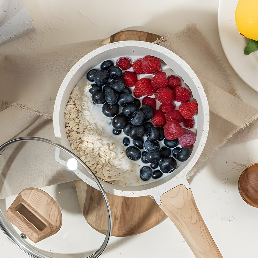 OutinBrew™ Medical Stone Non-Stick Pot Set Granite Marble Cookware Collection