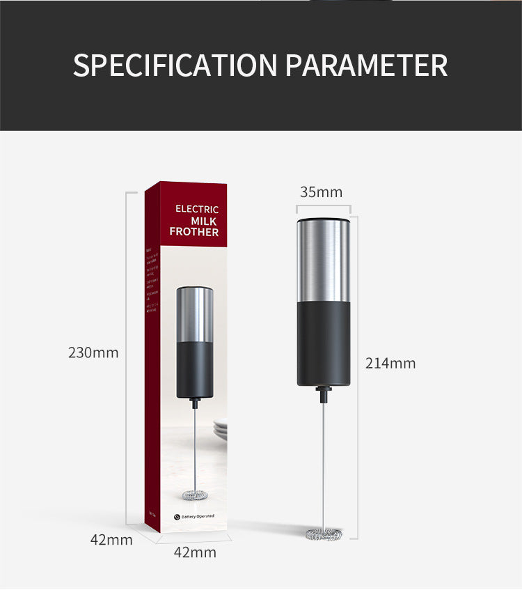 OutinBrew™ Electric Milk Frother Handheld Coffee Whisk & Egg Beater