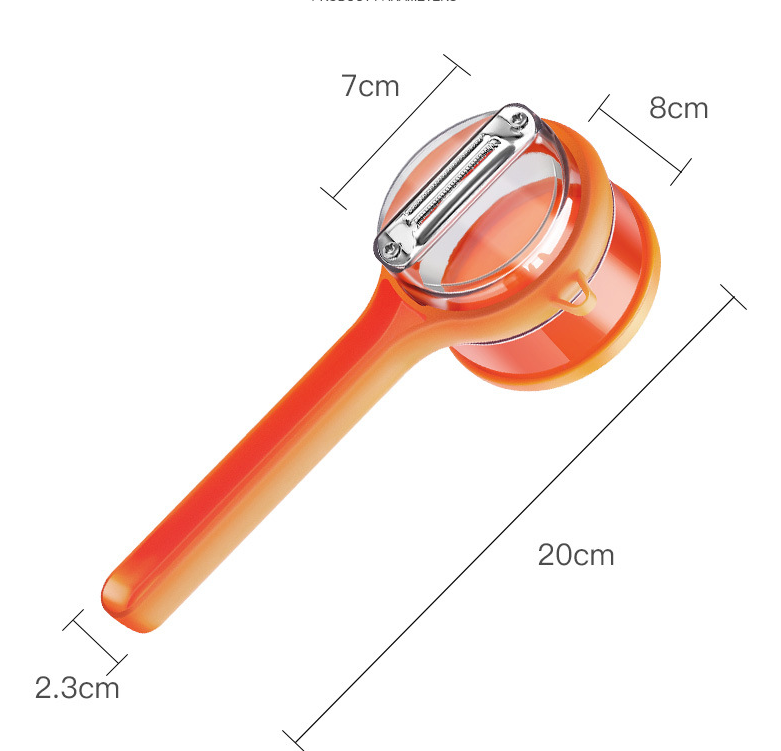 OutinBrew™ Manual Peeler – Vegetable & Fruit Cutter with Storage Box