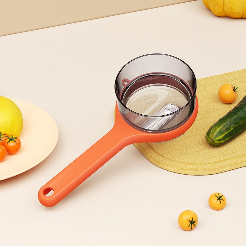 OutinBrew™ Manual Peeler – Vegetable & Fruit Cutter with Storage Box