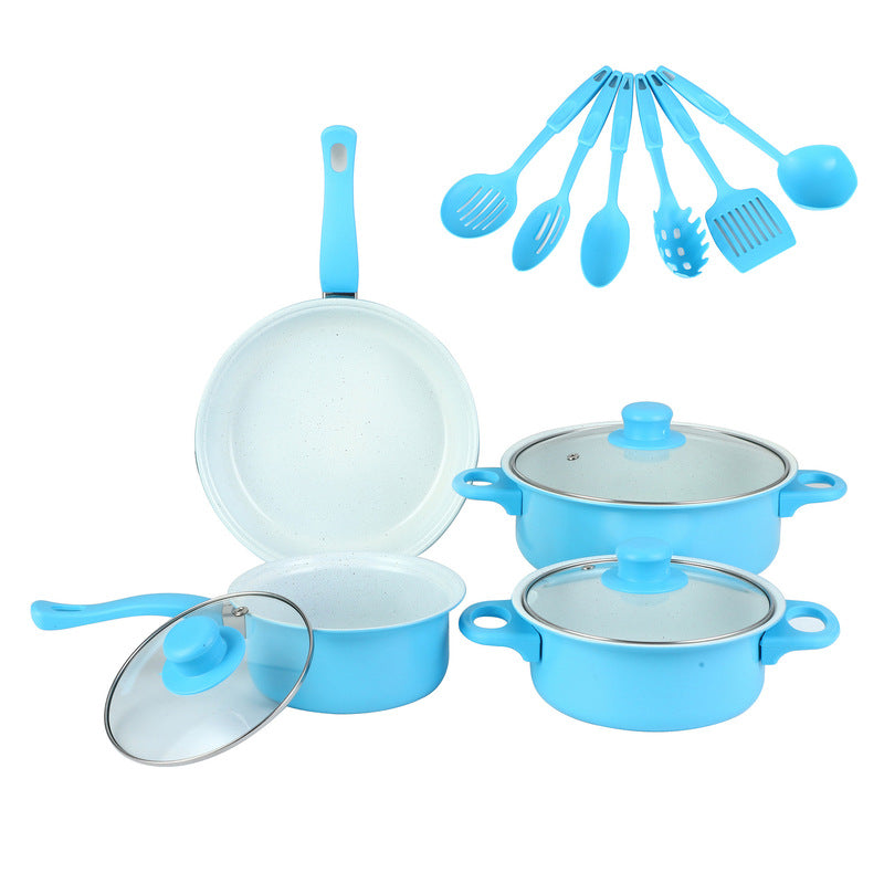 OutinBrew™ 13-Piece Non-Stick Cookware Set Premium Frying Pans.