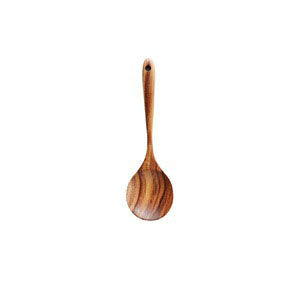 OutinBrew™ Teak Wood Spoon Set | Solid Wood Soup, Rice & Cooking Shovel