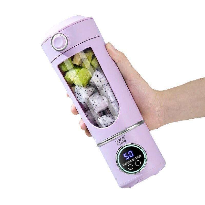 OutinBrew™ USB juicer cup blending fruit smoothie outdoors – portable rechargeable blender for travel and gym