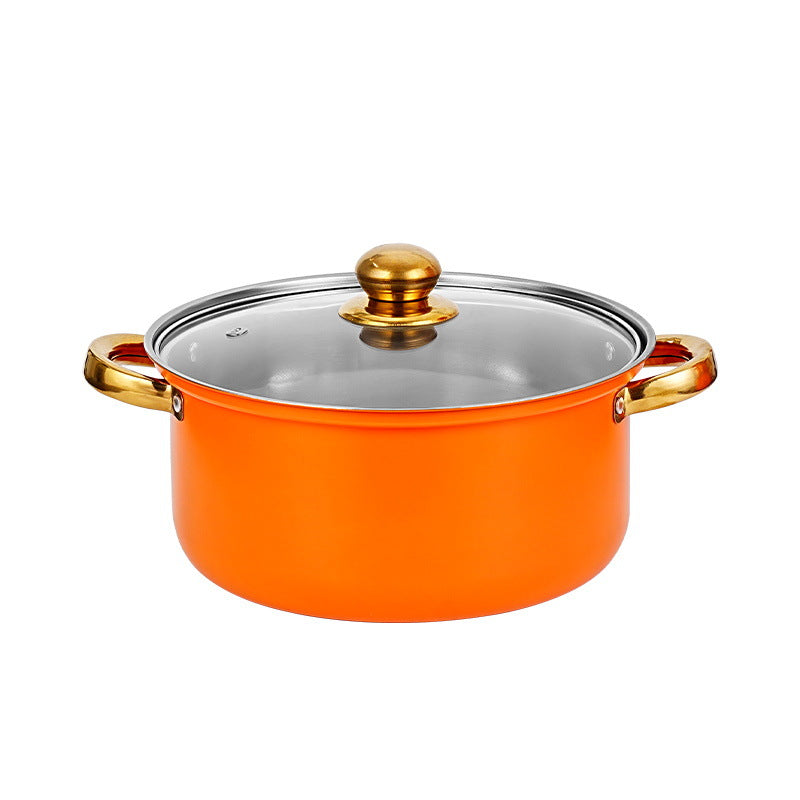 OutinBrew™ 12-Piece Non-Stick Stainless-Steel Soup Pot Set