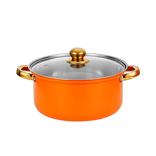OutinBrew™ 12-Piece Non-Stick Stainless-Steel Soup Pot Set