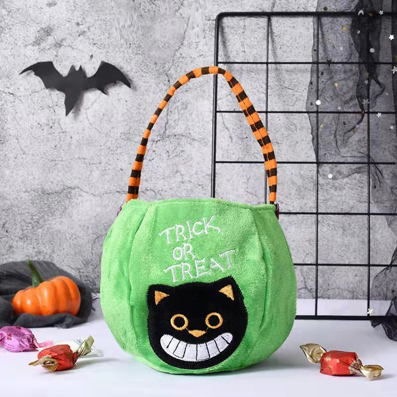 OutinBrew™ Halloween Pumpkin Candy Bag  Trick-or-Treat Tote for Kids