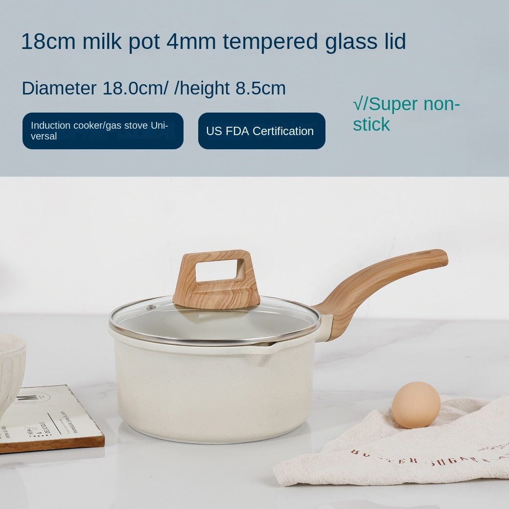OutinBrew™ Medical Stone Non-Stick Pot Set Granite Marble Cookware Collection