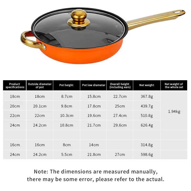 OutinBrew™ 12-Piece Non-Stick Stainless-Steel Soup Pot Set