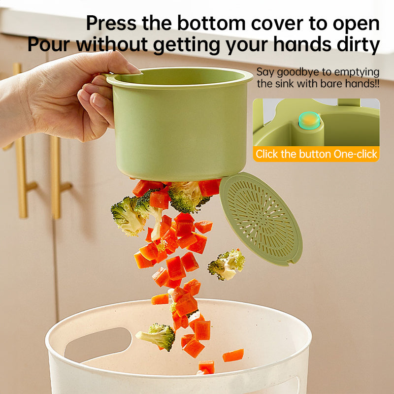 OutinBrew™ Adjustable Hanging Sink Basket Food Waste Separator & Strainer