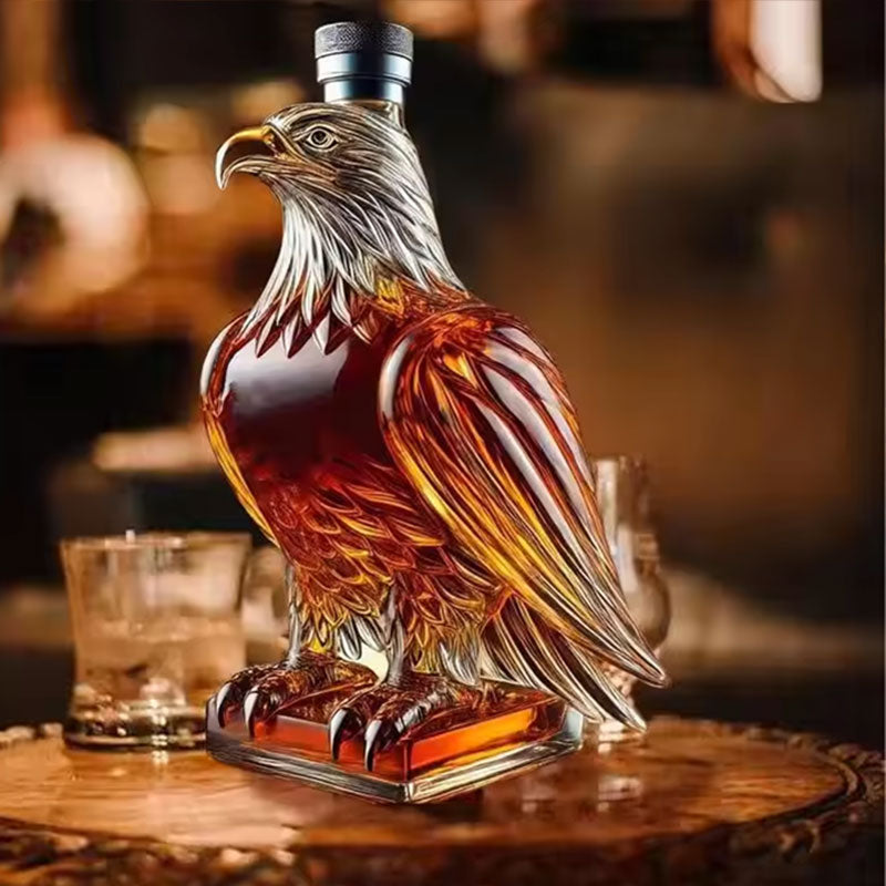 OutinBrew™ Small Eagle Whiskey Decanter | Elegant Gift for Dad or Husband
