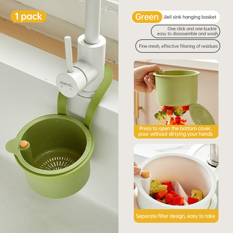 OutinBrew™ hanging sink strainer used for washing fruits and vegetables
