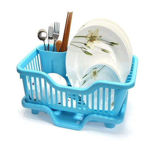 OutinBrew™ Drain Rack Plastic Kitchen Utensil Organizer & Drying Rack