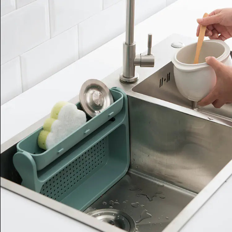 OutinBrew™ No-Drill Collapsible Drain Rack | Vegetable Sink Basket