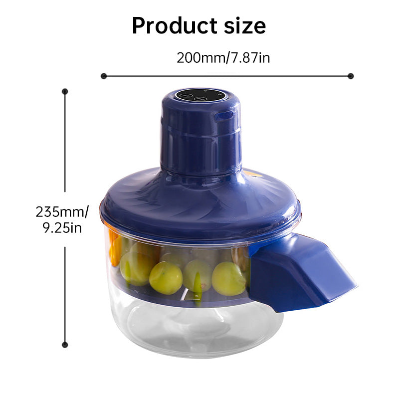 Rechargeable OutinBrew™ Electric Fruit Peeler – compact automatic grape peeling machine for home use.”