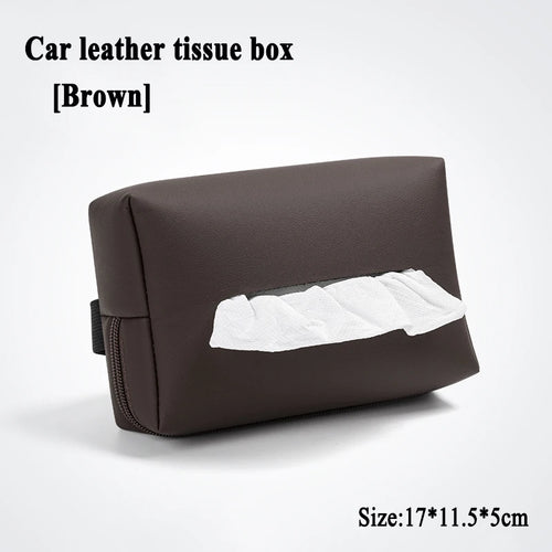 OutinBrew™ Car Tissue Box Sun Visor & Seat-Back Hanging Dispenser