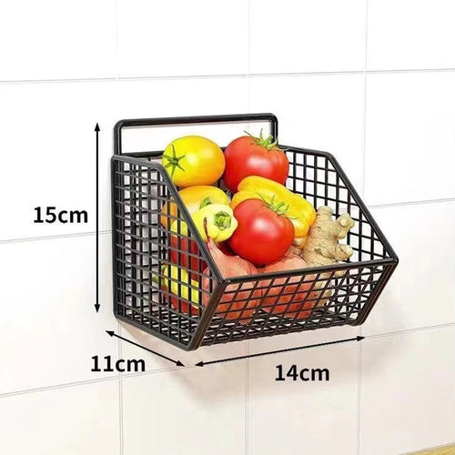 OutinBrew™ Wall-Mounted Kitchen Storage Basket