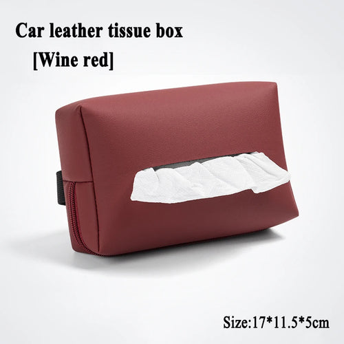 OutinBrew™ Car Tissue Box Sun Visor & Seat-Back Hanging Dispenser
