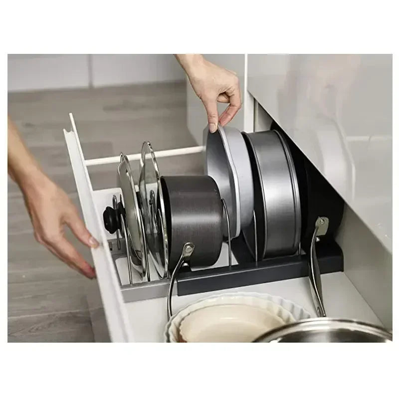 OutinBrew™ Expandable Pot & Pan Organizer Rack