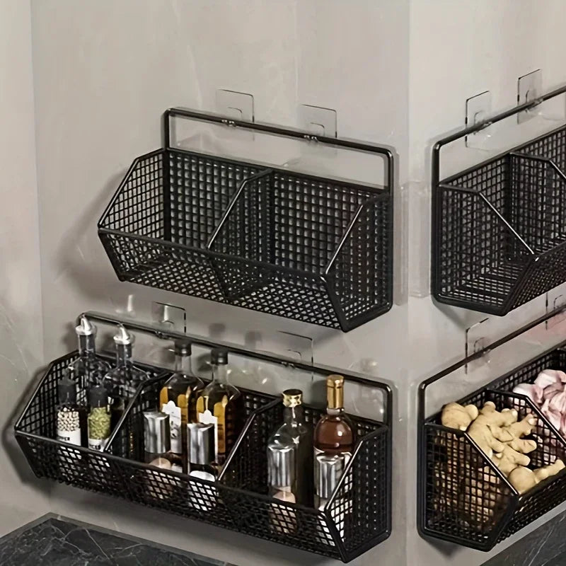 OutinBrew™ Wall-Mounted Kitchen Storage Basket