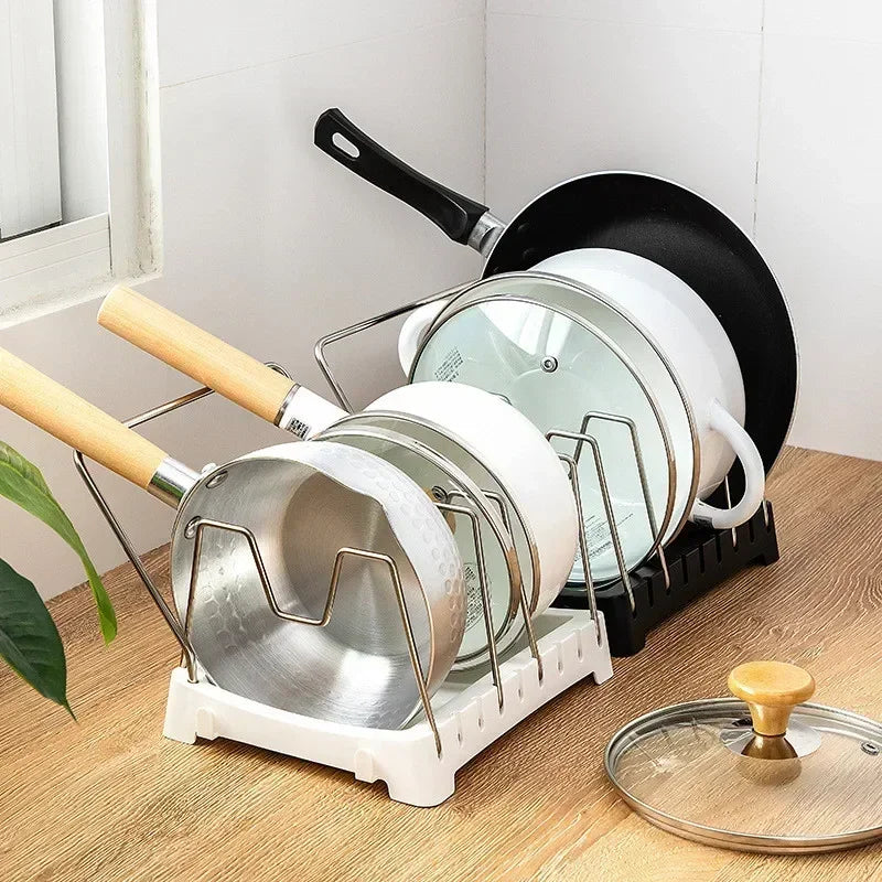 OutinBrew™ Expandable Pot & Pan Organizer Rack