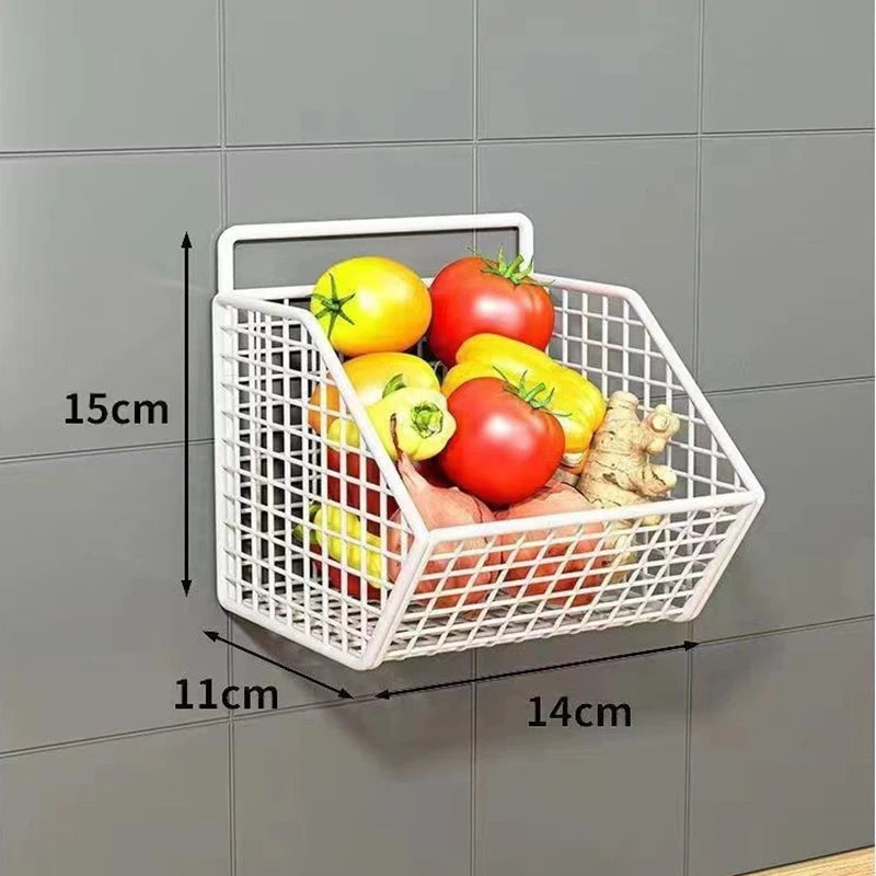 OutinBrew™ Wall-Mounted Kitchen Storage Basket