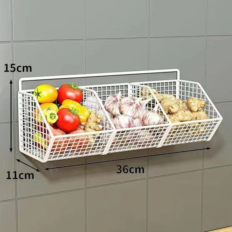 OutinBrew™ Wall-Mounted Kitchen Storage Basket