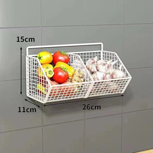 OutinBrew™ Wall-Mounted Kitchen Storage Basket