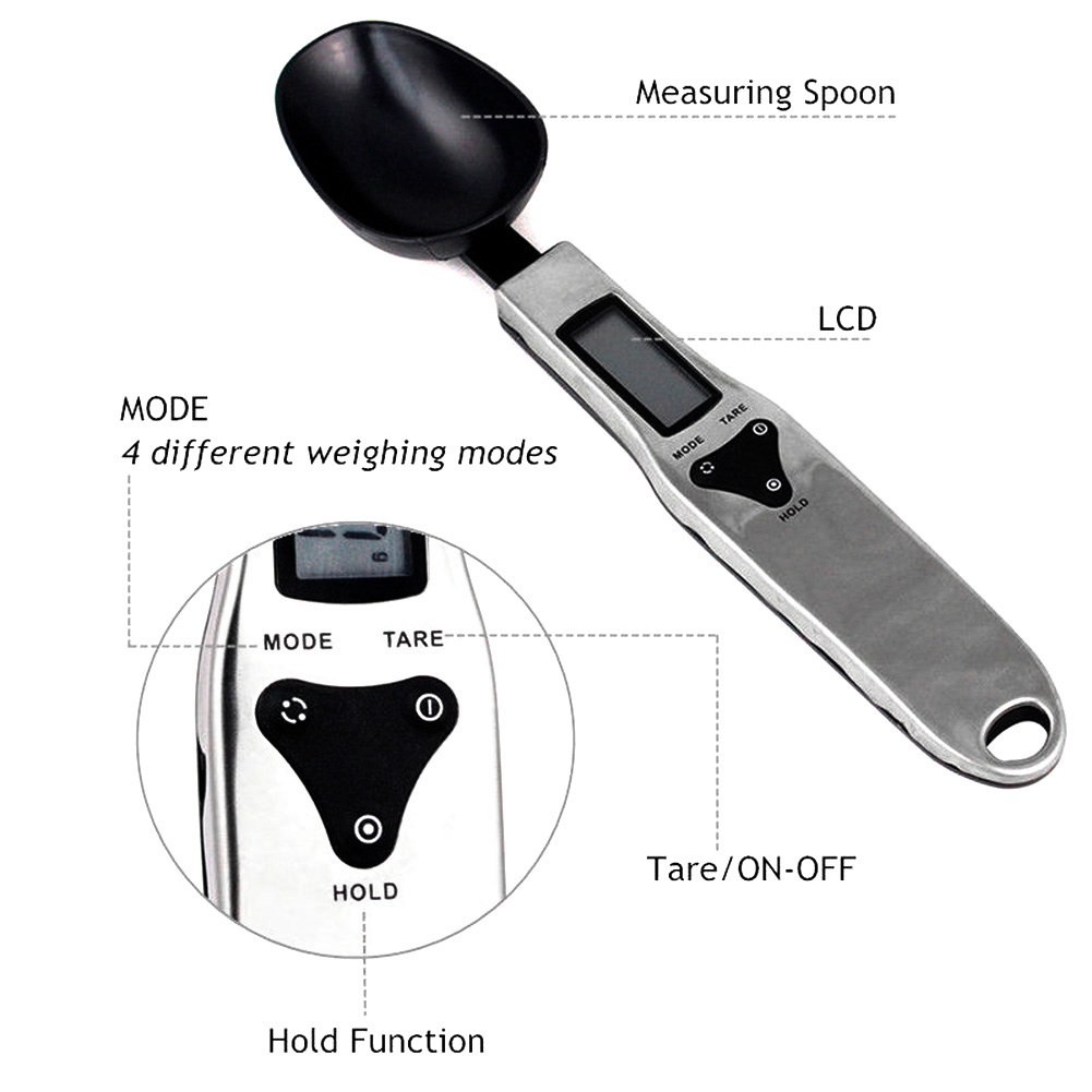 OutinBrew™ Digital Measuring Spoon Scale  Kitchen Electronic Food Scale