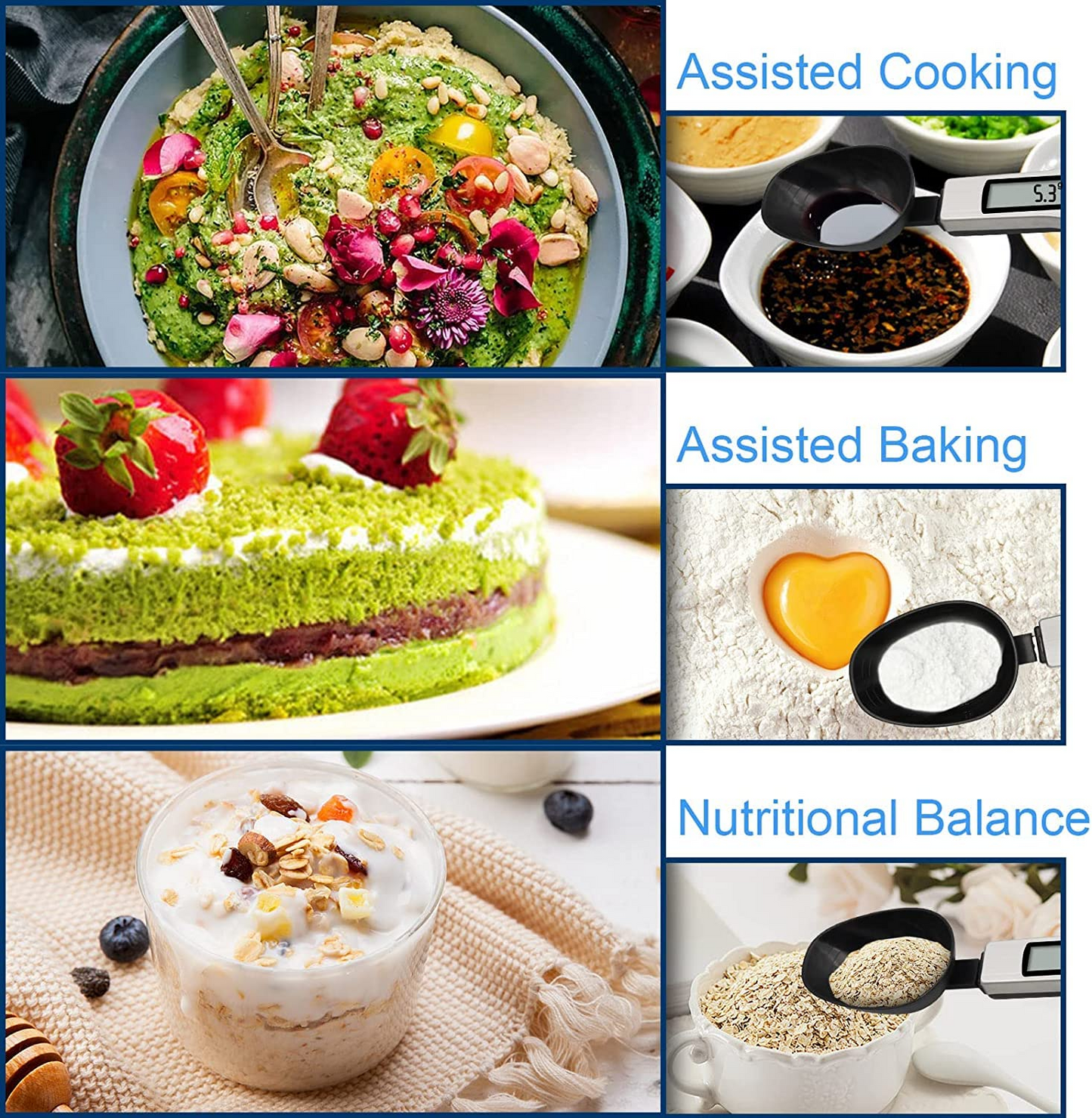 OutinBrew™ Digital Measuring Spoon Scale  Kitchen Electronic Food Scale