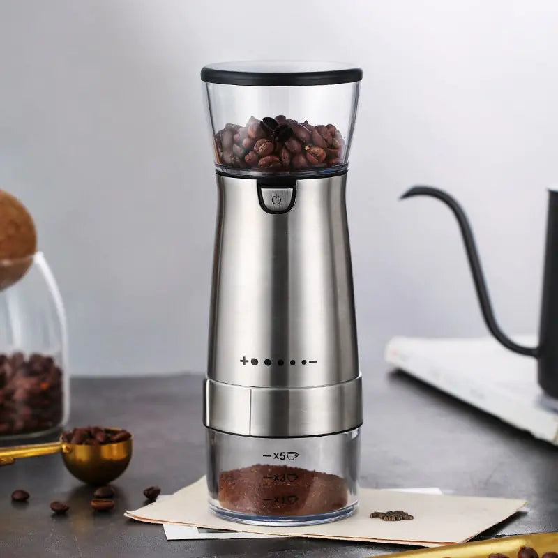 OutinBrew™ Electric Coffee Grinder Stylish Home Coffee Tool