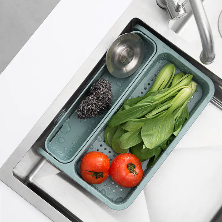 OutinBrew™ No-Drill Collapsible Drain Rack | Vegetable Sink Basket