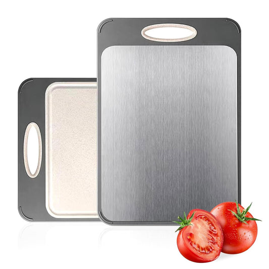 OutinBrew™ Double-Sided Cutting Board  Stainless Steel