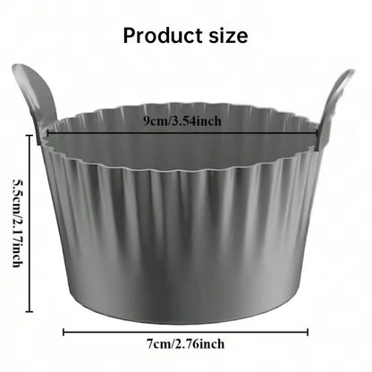 OutinBrew™ Silicone Air Fryer Liners & Baking Cups  Non-Stick Kitchen Tools