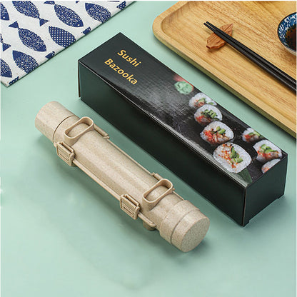 Beige sushi making tool with its Sushi Bazooka packaging box
